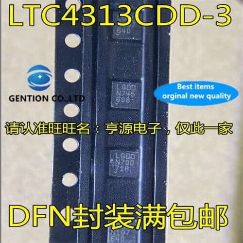 5Pcs LTC4313 LTC4313CDD-3 LTC4313IDD-3 Silkscreen LGDD DFN8 in stock 100% new and original