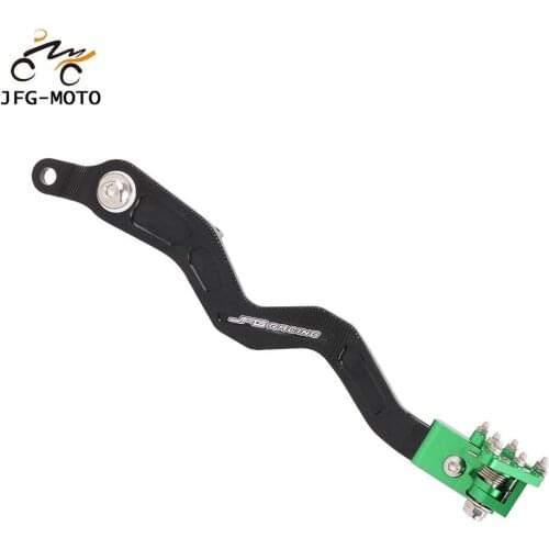 Motorcycle Aluminum CNC Foot Brake Pedal For Kawasaki KLX300R 2020 KLX250 D-Tracker 2001 2002 2003 2004 2005 2006 2007 2008-2020