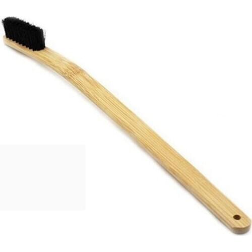 Auto Engine Cleaning Brush Car Rim Wheel Tire Cleaning Multi-function Bamboo Handle Mane Brushes Car Wash Cleaning