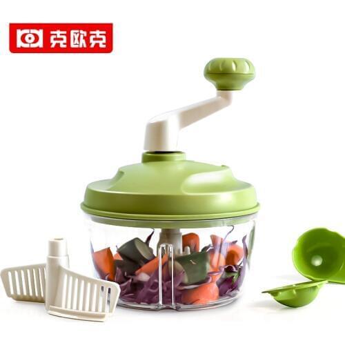 Free shipping multi-function manual food processor 4 in 1 with good quality smart kitchen gadget