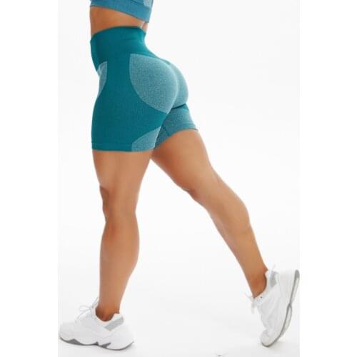 Seamless Yoga Shorts Fitness Women High Waist Push Up Workout Shorts Scrunch Butt Sports Shorts Gym Booty Running Leggings 2021