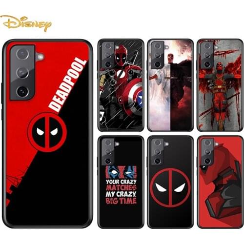 Hero Deadpool For Samsung Galaxy S21 S20 S10e S9 S8 S7 S6 Plus Ultra Lite Edge 5G Silicone Black Soft Phone Case