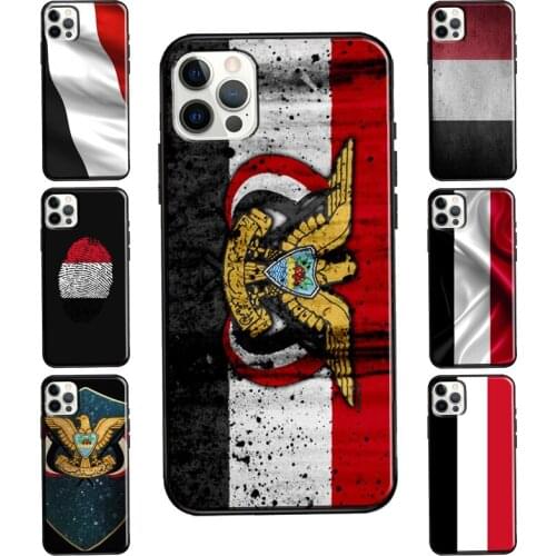 Yemen Flag Coat of Arms For iPhone 11 Pro Max XS 8 7 Plus SE 2020 X XR Case For iPhone 12 Pro Max mini Coque