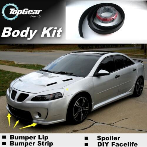 Bumper Lip Deflector Lips For Pontiac G6 G8 Front Spoiler Skirt For TopGear Friends to Car Tuning / Body Kit / Strip