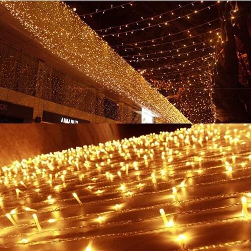 Festoon Led Fairy String Lights Christmas Decorations For Home Deals New Year Decor 10/20/30M EU Plug Waterproof Connector