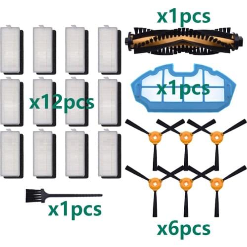 Hepa Primary Filter Roller Side Brush for Ecovacs Deebot N79S N79 DN622 500 N79w N79se Eufy RoboVac 11 11C Robot Vacuum Cleaner