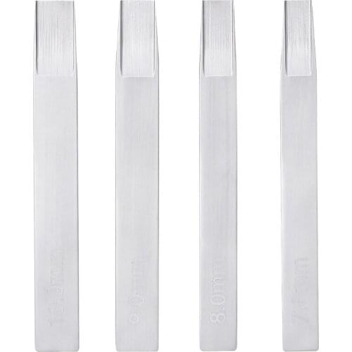 LMDZ 1Pcs Original Woven style Leather Craft Tools Weaving Slot Punch Tool with Woven Chisel Cutter Punch DIY Tool Belt 4Sizes