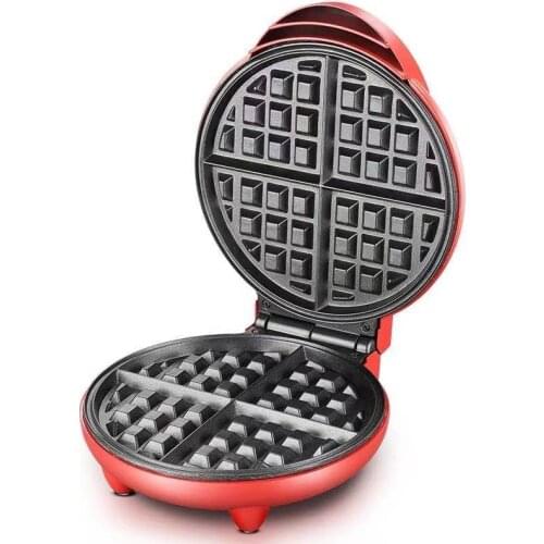 220V Multifunctional Electric Cake Maker Machine Plate Diameter 18.5cm Non-stick Automatic Electric Waffle Machine EU/AU/UK/US