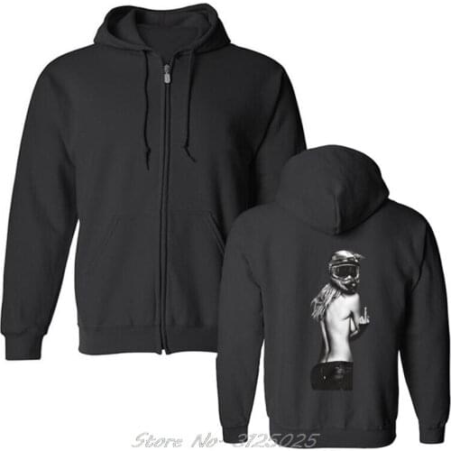 Male Best Selling Hoodie Mens Clothing Motorcycle Hoodies Girl With Motocross Helmet Spring Autumn Fleece Zipper Sweatshirt