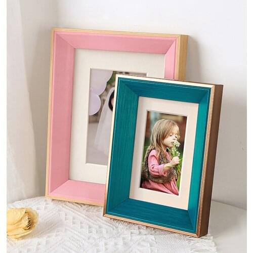 5/6/7/8/10inch A4 Plastic Photo Frame For Home Decoration Wall Black White Pink Green Gray Photo Frame Art Poster Pictures Frame