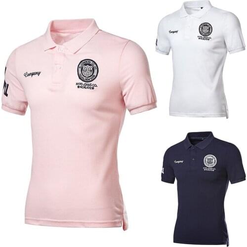 7 Colors High-quality Quality Cotton Polos Men Embroidery Polo Giraffe Shirt Men Casual Patchwork Male Tops Clothing Men