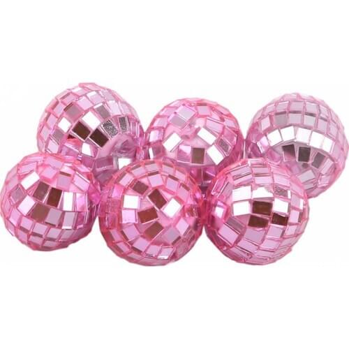 Disco Glass Ball Light DJ 3CM 5CM Christmas Party With Reflective Reflective Glass Rotating Mirror Ball