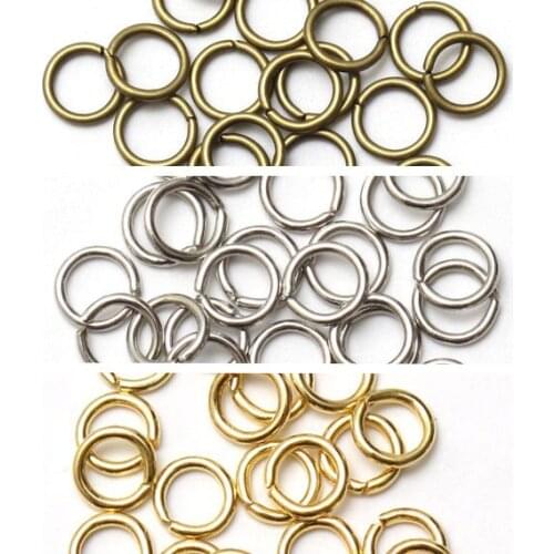 5000pcs Assorted Mixed Open Adjustable Jump Rings metal findings craft jewelry repair design supplies bulk Scrapbooking