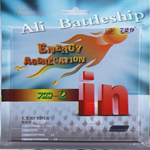 729 729-2 ENERGY AGGREGATION Attack and Loop) Pimples in Table Tennis (PingPong) Rubber With Sponge