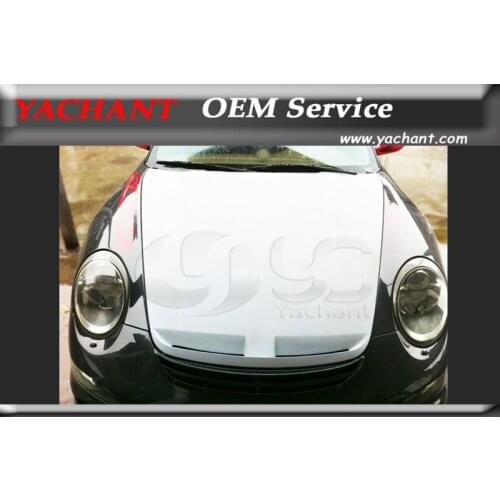 Car-Styling Fiber Glass FRP Body Kit Hood Bonnet Fit For 2005-2011 Porsche 987 Boxster Cayman 911 997 TA Style Hood Bonnet