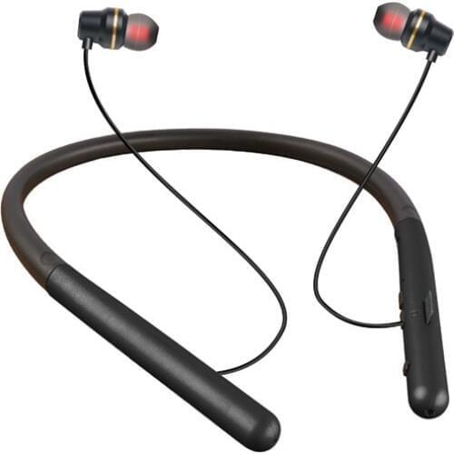 T25 Wireless magnetic Headphone with Mic support TF/SD Card Bluetooth Earphone Stereo Bass Headset running neckband earphones GT