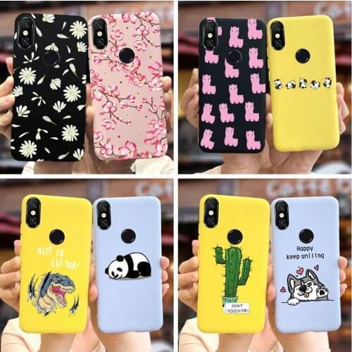 For Xaiomi Mi A2 Lite Case Soft Silicone Cute Fashion Candy Painted Cover For Xiaomi Mi A2 Lite A2Lite Phone Cases Coque Bumper