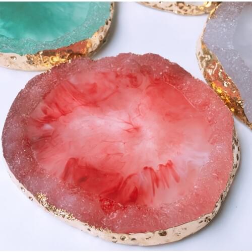 Gradient Nail Art Display Showing Shelf Board Natural Resin Nail Salon Tools Color Mixer Mixing Palette Holder Drawing Plate