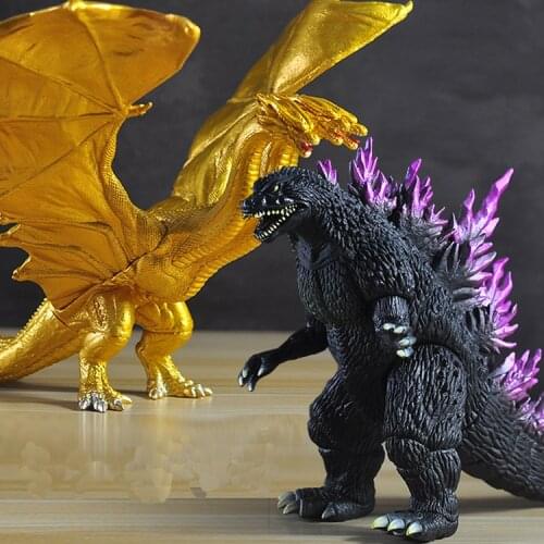18CM Godzilla King Ghidorah PVC Model Godzilla figure toys doll Action Figure Gojira Monster Collectible Toy Christmas Gift
