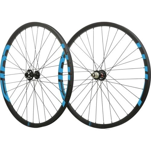 Super light,MTB wheelset 29er MTB wheelset Mountain Bike 30mm XC width Carbon Wheel hookless mtb wheels