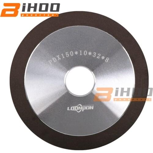 150mm/6inch Diamond Grinding Wheel Grinding Circle for Tungsten Steel Milling Cutter Tool Sharpener Grinder 150Grit