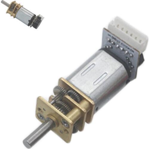 DC 6V Encoder Motor N20 Reduction Gear Motor Electric Micro Speed Mini Reduced Gear Motor for Car Robot Model