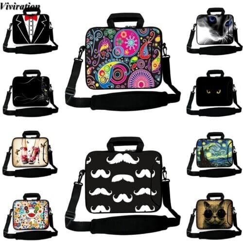 Fashion Student Netbook PC Bag 10" Tablet Case Neoprene Laptop Case 15 14 17 13 12 10.1 9.7 10.2 Inch Zipper Pouch Funda Bolsas