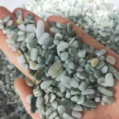 Natural Jadeite GRAVEL Emerald CRYSTAL Tumbled Quartz HEALING REIKI