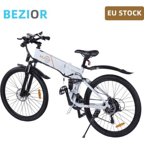 [NEW] [EU STOCK] BEZIOR M26 26Inch Foldable Electric Bike 500W 48V 10.4AH 30KM/H Electric Bicycle E-Bike 25° Grade 150KG Load