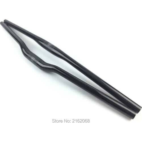 New Mountain bike UD full carbon fibre handlebar flat Horizontal carbon bicycle handlebar rise MTB part 31.8*600-740mm Free ship