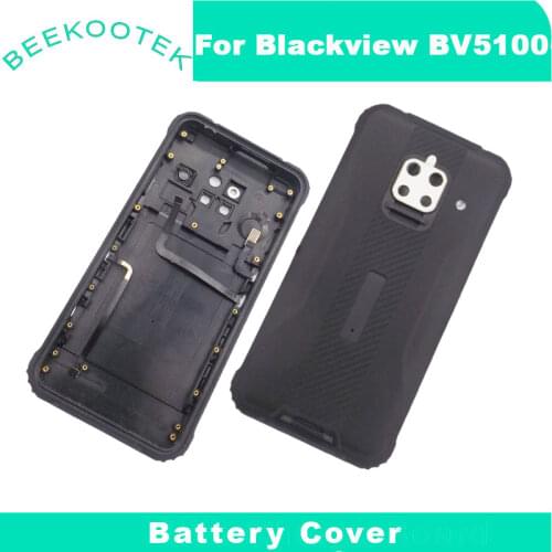 New Original For Battery Cover Battery Case With Fingerprint Button Cable Power Volume Cable Parts For Blackview BV5100 Phone
