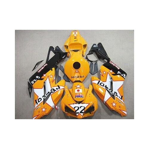 Wotefusi ABS UV Paint Bodywork Fairing Injection For Honda CBR 1000 RR 2004 2005 (HN)