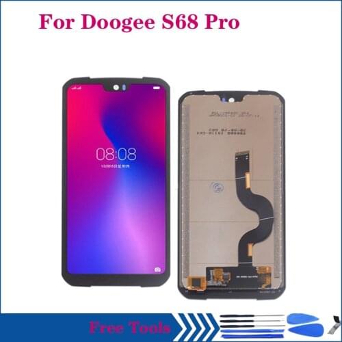 5.9" Original LCD For Doogee S68 Pro Lcd Display Glass panel Touch Screen Digitizer For Doogee s68pro Screen Repair kit