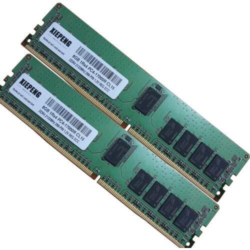 Memory 32GB PC4-17000 DDR4 2133MHz Reg ECC 16GB ECC Registered 8GB 288pin RAM for Dell PowerEdge M630 FC630 R430 Server