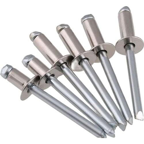 Stainless Steel Flat Countersink Head Pop Open Pull Blind Rivets Bolt Dropper Self-plugging Rivet Decoration Nail Blindniete