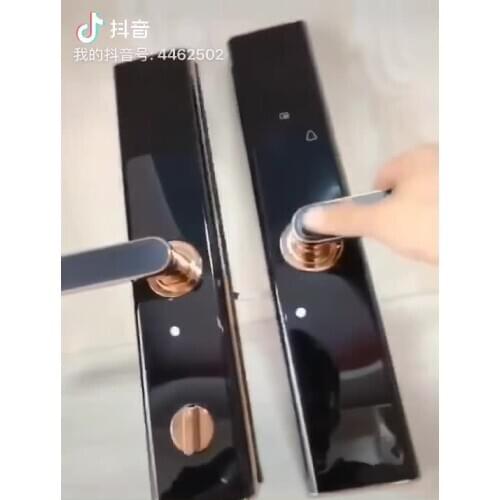 Sanhan Yi grabbing fingerprint lock password lock apartment homestay anti-theft smart lock remote Bluetooth semi-automatic passw