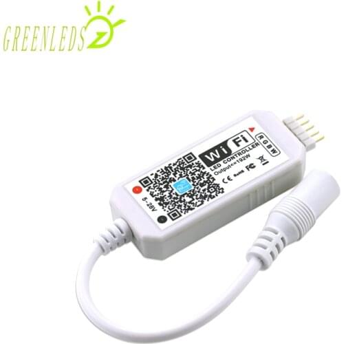 LED RGBW Color Mini WIFI Music Controller JM-MW-RGBW DC5-28V WIFI Controller