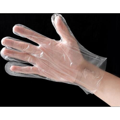 1000pcs Disposable Gloves PVC Clear Gloves Plastic Hand Gloves for Home Kitchen Food Resturant Home Cleaning