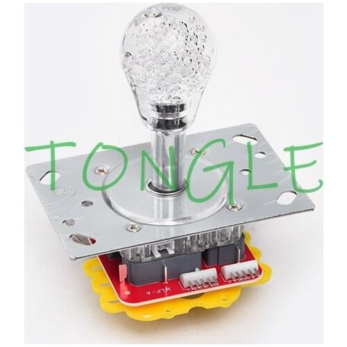 2 pcs 12V illuminated Colorful flashing LED joystick for fishing game slot machines arcade toy crane claw game cabinet machine