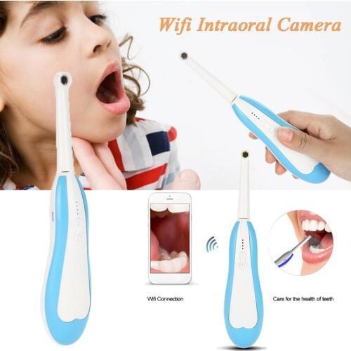 5.5mm Intraoral Endoscope Dental Camera Wifi Intraoral Scope Camera Handheld Oral Camera for IOS Iphone Android Phone PC Tablet