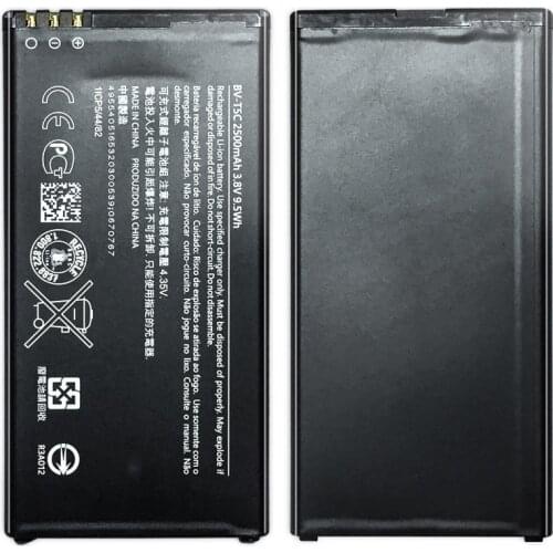 Battery For Microsoft Nokia Lumia 640 RM-1109 RM-1113 RM-1072 RM-1073 RM-1077 RM Battery BV T5C BV-T5C 2500mAh with Track Code