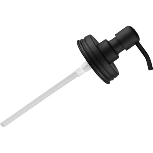 US Stock Soap Dispenser Lids For Regular Mouth Canning Jar Stainless Steel Mason Jar Soap Dispenser Kitchen Bathroom Accessories