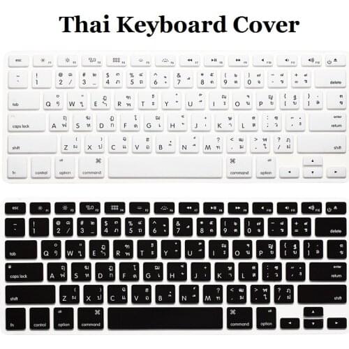 Keyboard Cover Laptop 10Pcs Silicon Th Thai For Macbook Air Pro Retina 13 15 Notebook Keyboard Skin Protector Accessories