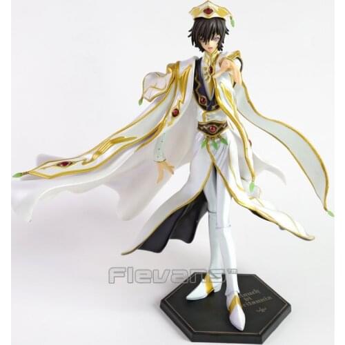 Code Geass R2 Lelouch Of The Rebellion Lamperouge Britannia Knight of Seven Emperor White Cloak Ver. Figure