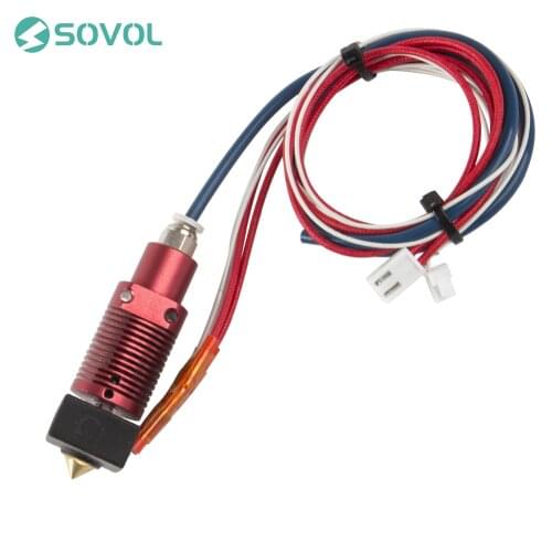 CR-10S Pro Extruder Hot End Hotend kit 1.75mm 0.4mm Nozzle Aluminum Heat Block Silicone Cover for CREALITY 3D Printer CR-10S Pro