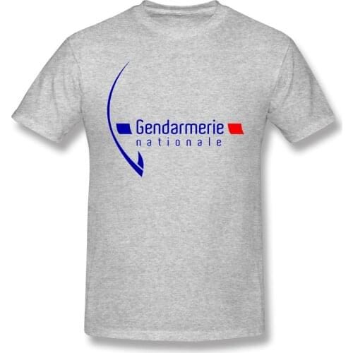 Logo Of The National Gendarmerie Mens Basic Short Sleeve T-Shirt Funny R342 T-shirts Eur Size