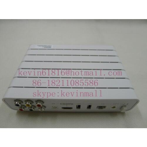 IP Set-Top Box EC2108V3 with USB, HDMI, video and Ethernet port with remote controller. FiberCore