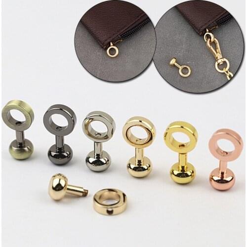 2Pcs Copper Bag Zipper Transform Buckles Accessories DIY Handbag Repair Kit Replace Chain Buckle Adjust Bag Parts Hardware