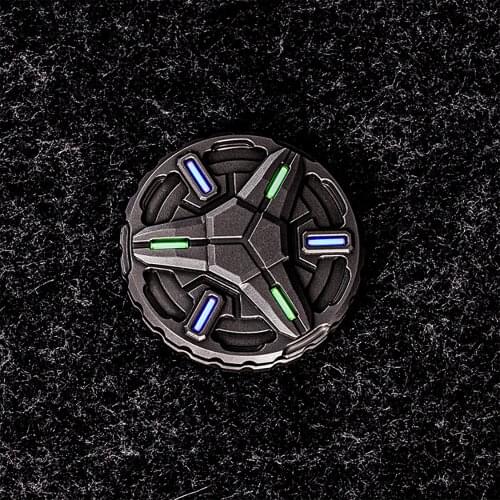 Metal PPB Gambit Coin Fingertip Top EDC Magnetic Finger Stress Reliever Autism Anxiety Relief Hand Push Pocket Toys Funny Gifts