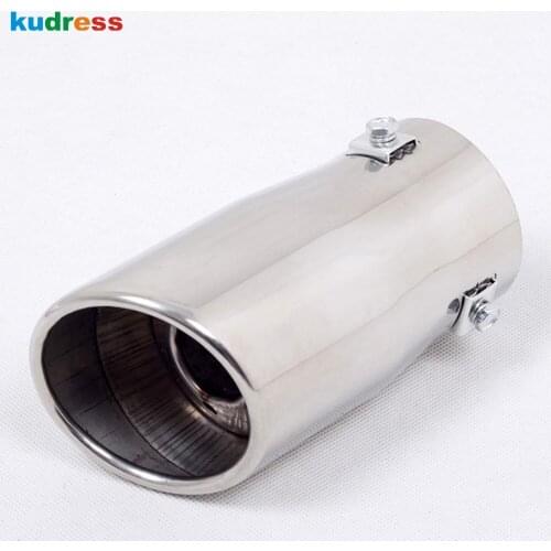 For Nissan Tiida Versa 2012 2013 2014 Stainless Steel Rear Exhaust Muffler Tip Pipe Cover Tail End Silencer Trim Car Accessories